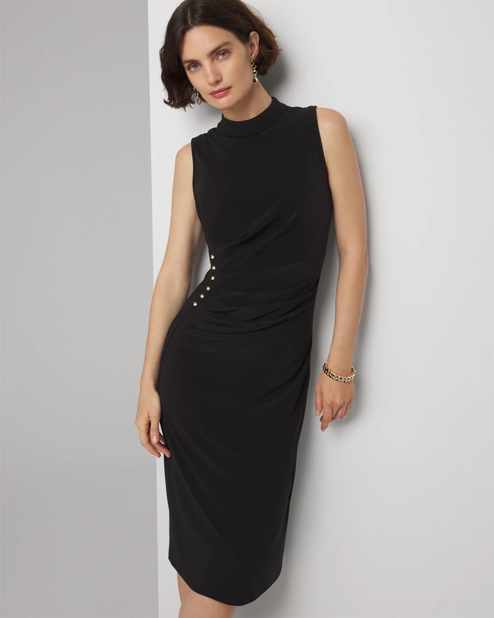 ◇BADBLOOD◇ Oval Logo Halter Neck Midi Dress Black Badblood ◇BADBLOOD◇ Oval Logo Halter Neck Midi Dress Black Badblood